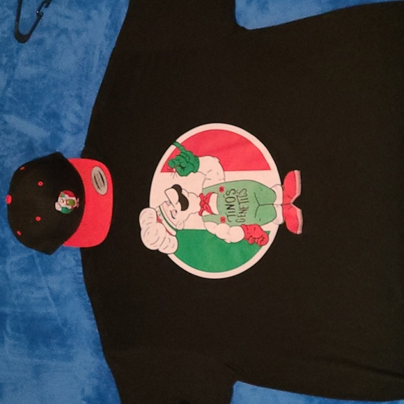 Tinos genetics T-Shirt + Hat/ Again IYKYK BUDZ. Genetics - Picture 8 of 11